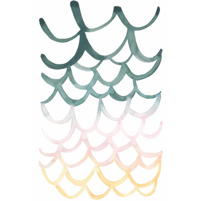 Mermaid Scales I - Wrapped Canvas Print