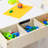 Drawing and Activty Board Children Table with 2 Chairs Set