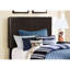 Twin Bed Frame In Brown Leather-like Material With A Stable Construction For Comfortable Bedroom Retreat