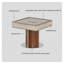 Table de salle à manger à rallonge entièrement automatique et moderne en bois massif à double plateau pour les règles chinoises