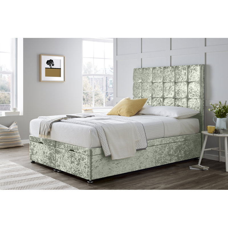 Nolwenn Divan Bed Without Headboard, Super King (6'), Grey