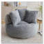 Grande chaise en velours côtelé avec bourre-1516230642