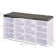 14 Pair Shoe Storage Bench-569357182