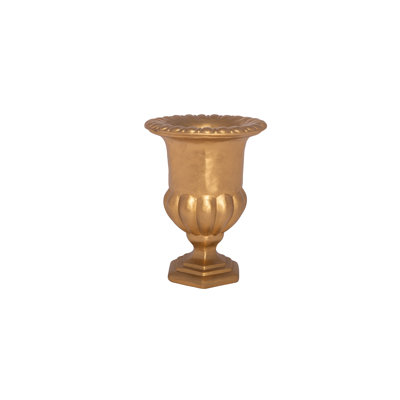 Terracotta Urn Classic Design Gold Finish
