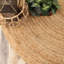 Tapis d'intérieur en jute tressé naturel réversible tissé à la main Shreya-33033465