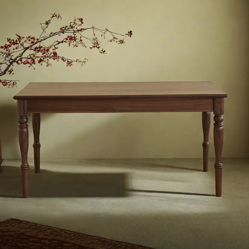 American modern rectangular dining table, 30.31"H x 70.86"L x 33.46"W