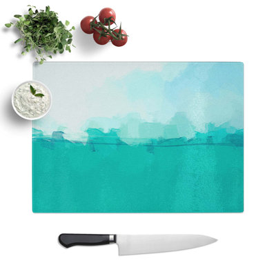 Tempered Glass Water Level Chopping Board