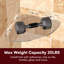 Colbe Stainless Steel Shower Shelf