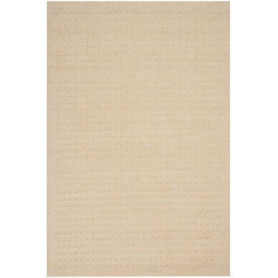 Tapis géométrique en laine tissé à la main Avayah