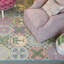 Mosaic Tiles Handmade Hand Tufted Wool Pastel Rug-73065250