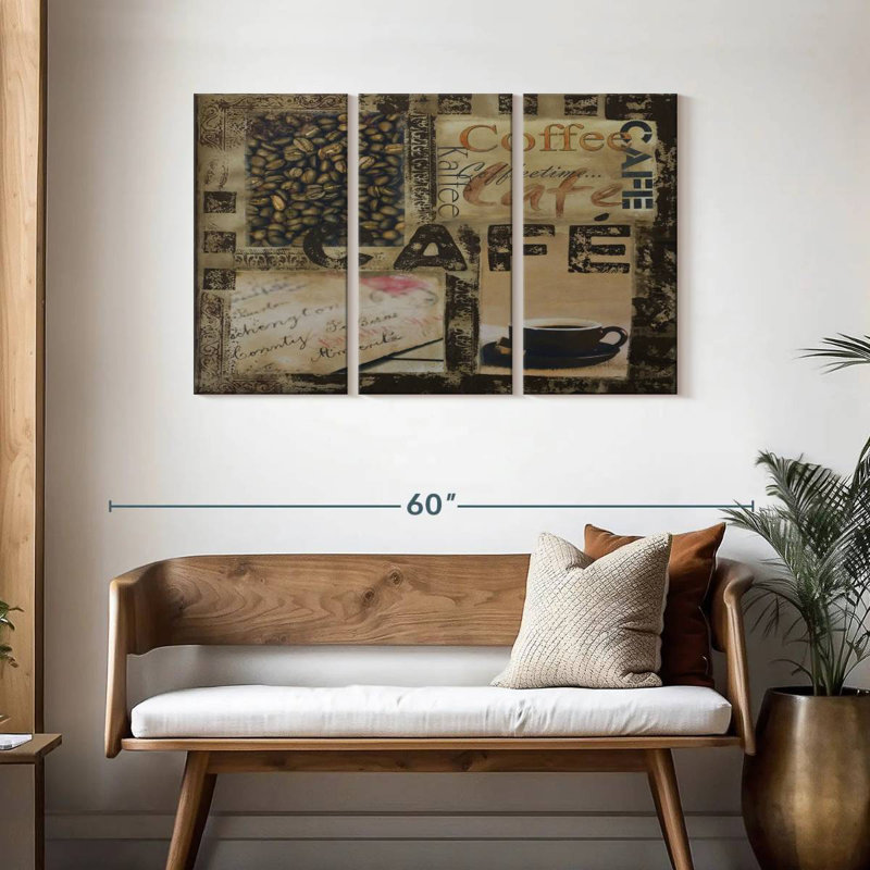 Yarlin Cafe Collage, 28" H x 45" W