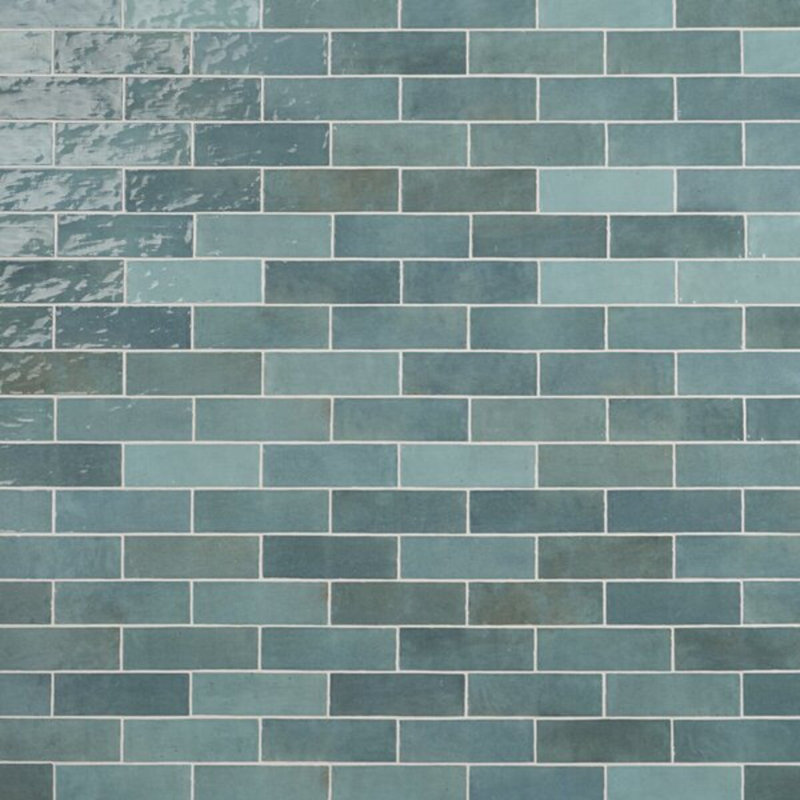 Portmore 3x8 Glazed Ceramic Tile, Turquoise