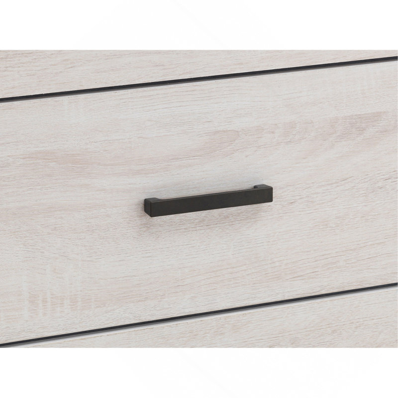 Table de chevet 2 tiroirs Brantford, Blanc