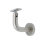 Glass Mount Handrail Bracket with Round Rose and Flat Plate