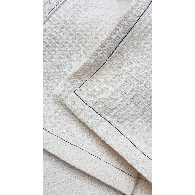 Bonnefoy Cotton Waffle Kitchen Towel, Blue