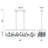 Aerie 8 - Light Dimmable LED Square / Rectangle Chandelier