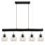 Alaitz 5 - Light Black Kitchen Island Pendant