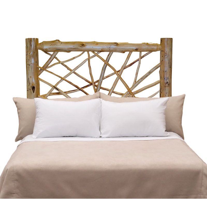 Tête de lit en cèdre Fireside Lodge, Lit double, Ordinaire