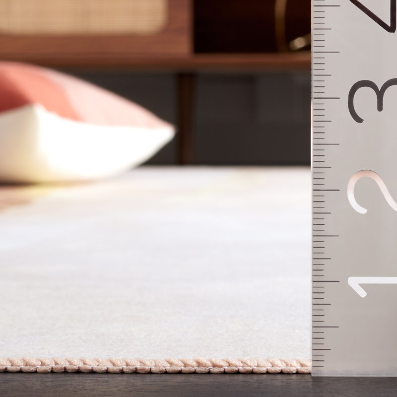 Bennita Area Rug In Beige / Gold, Square 6"