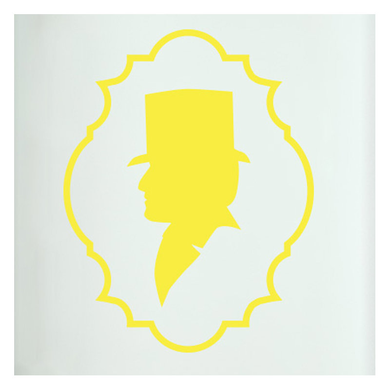 Wall Decal, Bright Yellow
