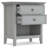 Amherst 24 Inch Solid Wood Traditional Bedside Table In Fog Grey (Set Of 2)-723107632