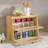 Double Layer Large Bamboo Bread Box For Kitchen Counter, Wooden Large Capacity Bread Storage Bin With Window Bread Holder (Brown)-111245695