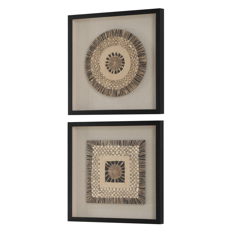 Dakota Fields Intertwine Knit Shadow Box, Set Of 2