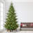 Pre-Lit Artificial Hillside Spruce Tree-1092654001