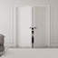 Panelled French Door Interior Solid Double Bathroom Pantry Door With Hardware Kit / Handles-108940931-98119439