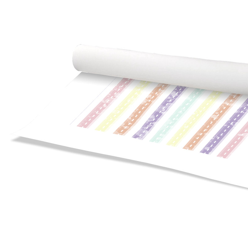 Adhésif décoratif Whimsical Stripe, H 16 po x l 12 po x P 1 po, Papier