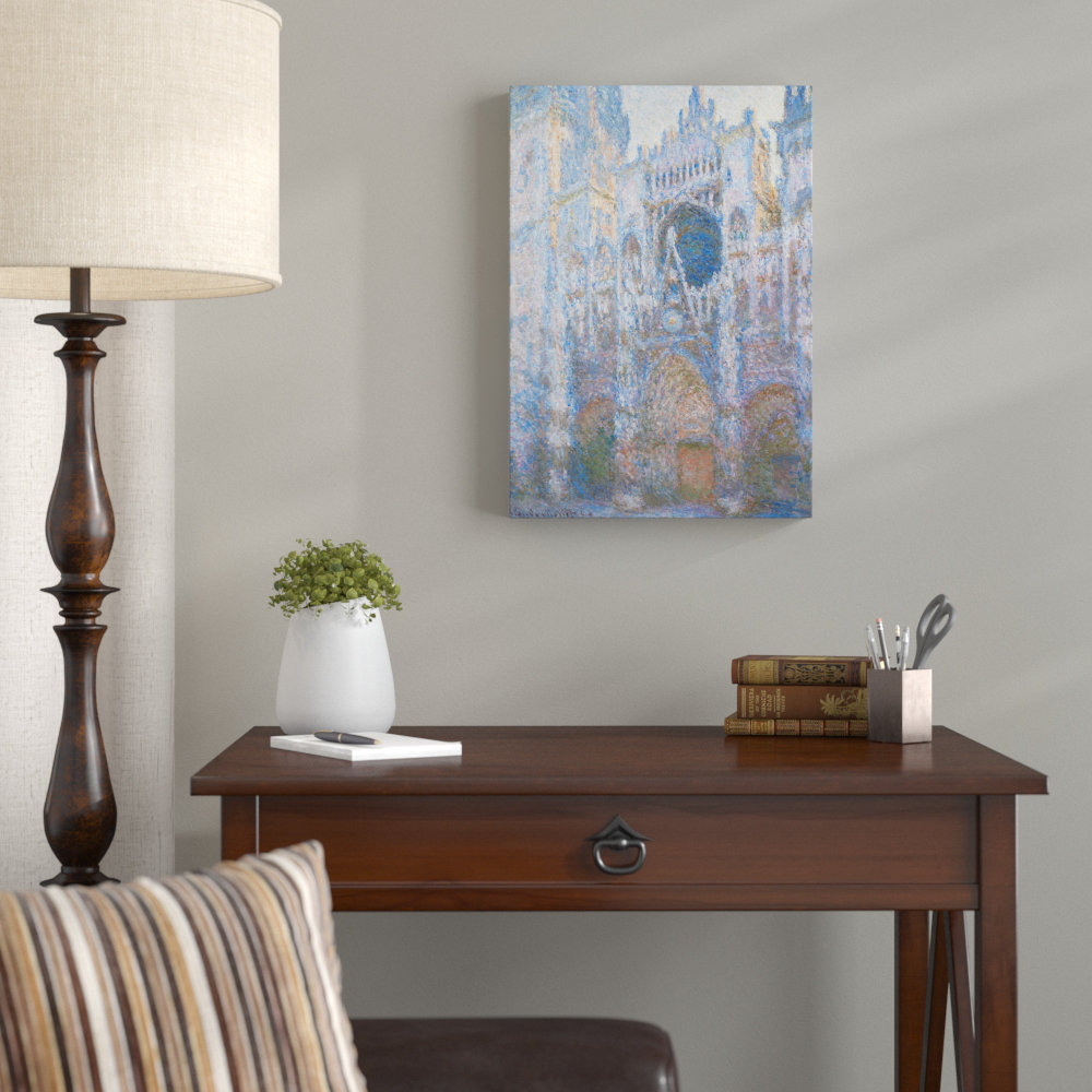 Rouen Cathedral by Claude Monet - Wrapped Canvas