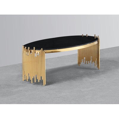 Constanse Glass Top Coffee Table