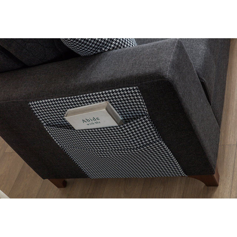 Canapé-lit d'angle, Anthracite