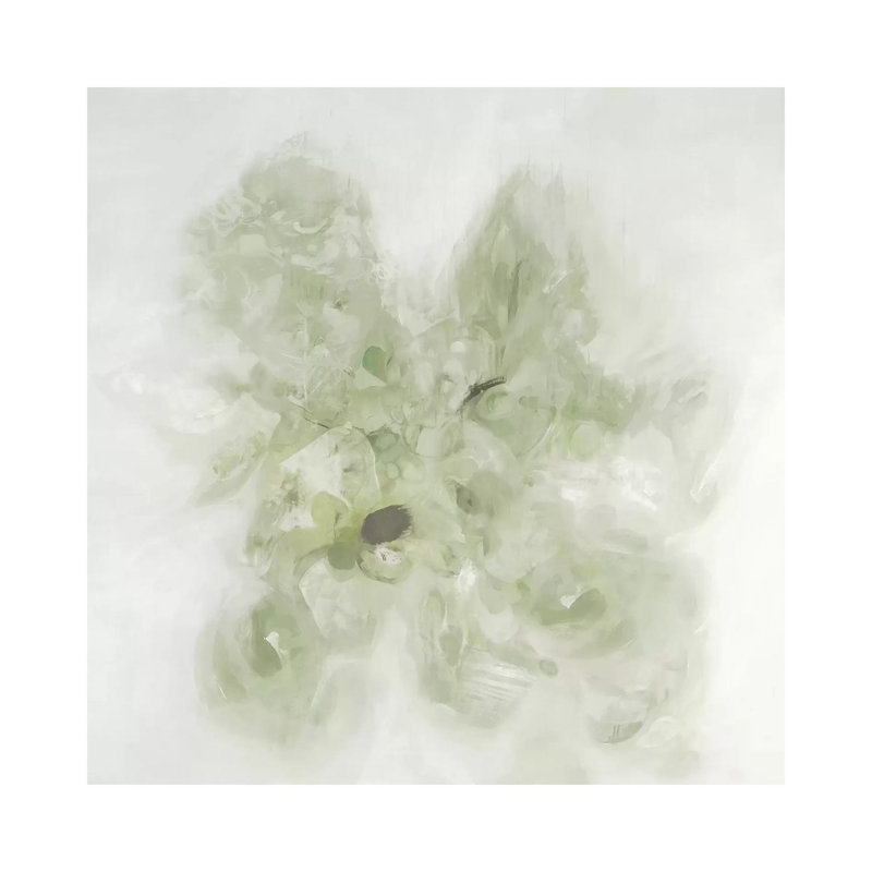 Lila Circle V4 by Sarah Stockstill - Wrapped Canvas Gallery-Wrapped Canvas Giclée, 30.48 cm H x 30.48 cm W