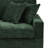 4 - Piece Upholstered Green Chenille Modular Sectional Sofa with Armrests & Throw Pillows-1202867638-1202867632