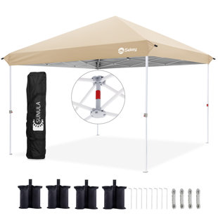 Auvent escamotable Sekey 10 x 10 avec installation à un bouton - facile à bloquer avec 99% de protection contre les rayons UV.