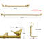Tringle à rideaux simple ajustable 0,75 po-73484753-73484748