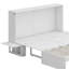 Lit escamotable avec tiroir et petites tablettes Murphy
