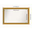 Townhouse Gold Non-Beveled Bathroom Wall Mirror-1016737281