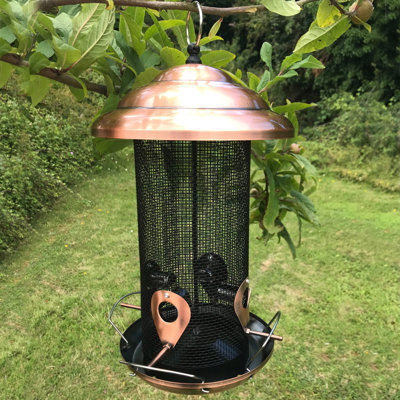 Fiqueroa Metal Hanging Tube Bird Feeder