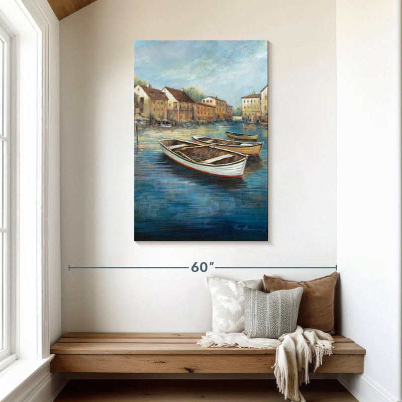 Mehar Tranquil Harbor I, 45" H x 30" W