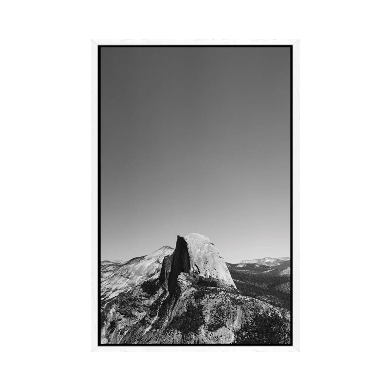 Glacier Point, Yosemite National Park by Bethany Young - Print on Canvas, 66.04cm H x 45.72cm W x 3.81cm D, White Framed
