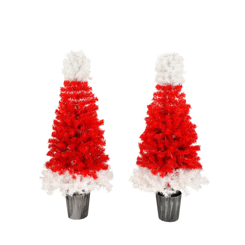 Arbre de Noël illuminé de 2 à 4 pi avec motif de blanc chaud