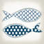 « fish patterns ii », reproduction d’art sur toile tendue-20829472-73088732-73088737