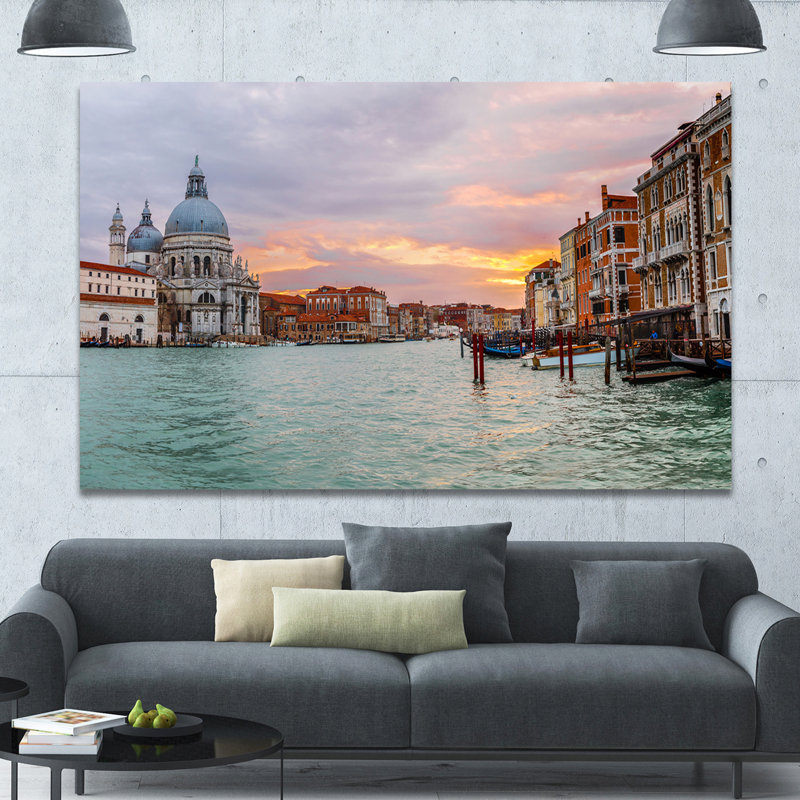 «Santa Maria Della Salute», photographie, H 40 po x l 60 po x P 1,5 po, Toile tendue