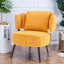 Pocket Coil Accent Chairs, Chenille Steel Modern Chair For Home