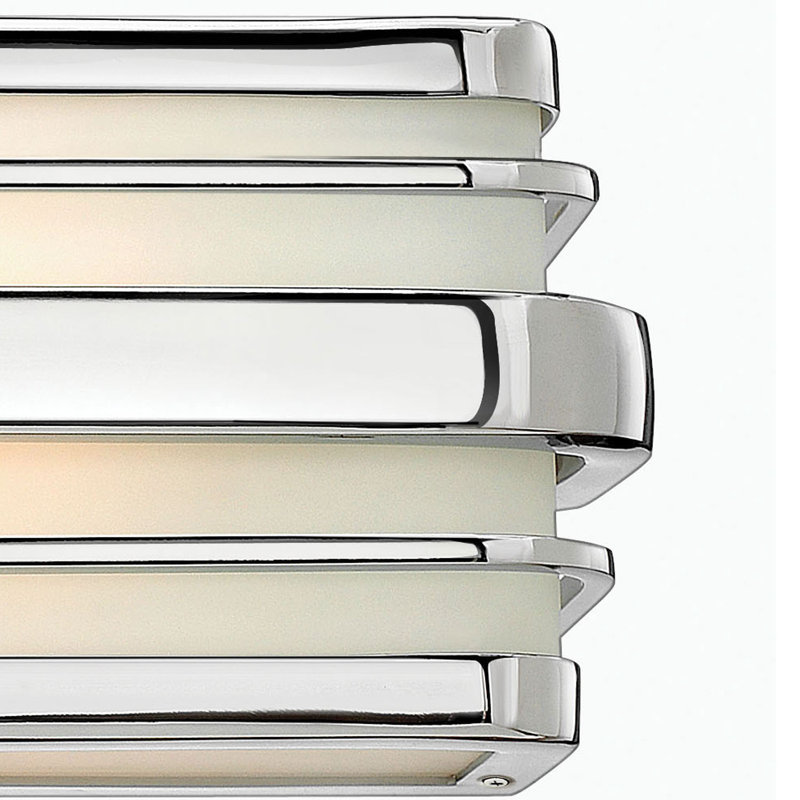 Winton 2-Light Dimmable Bath Bar, Chrome, Incandescent, Beige