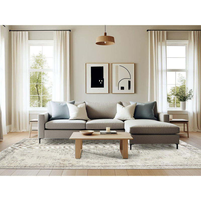 Virpi Oriental Indoor Rug, Rectangle 6' x 9'