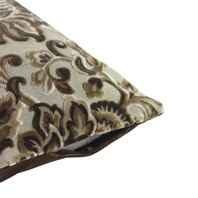 Class Square Pillow Cover, Chocolate