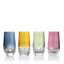 Waterford Mixology Colour Highball 14.5floz, Mixed Pattern, Set of 4